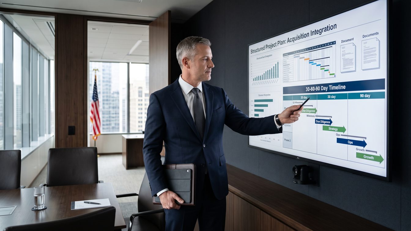 Post-acquisition integration plan: the 100-day blueprint